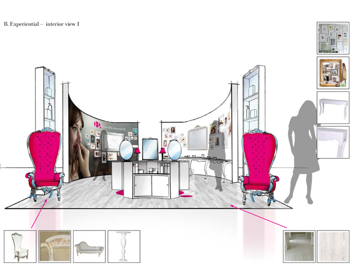BBeauty concept sketches - experiential